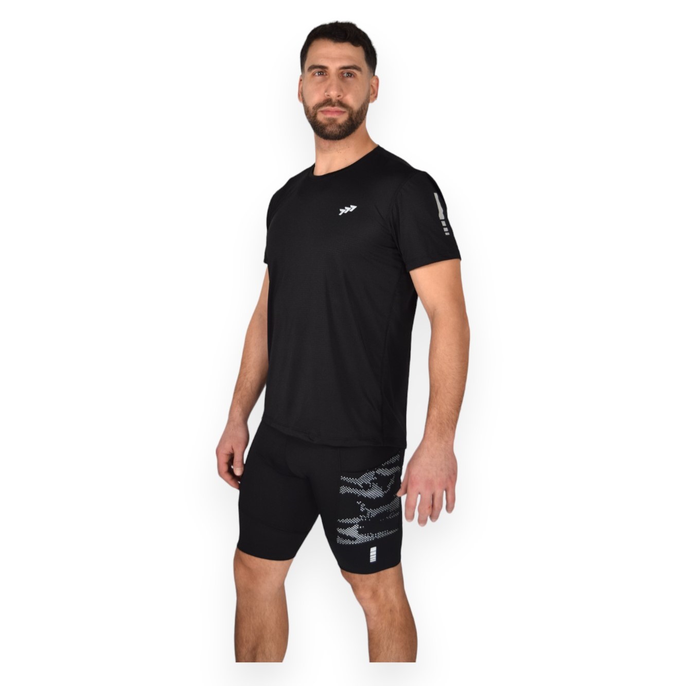 Remera Unisex Jar Vec Runner Dimo Negra