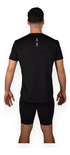 Remera Unisex Jar Vec Runner Dimo Negra