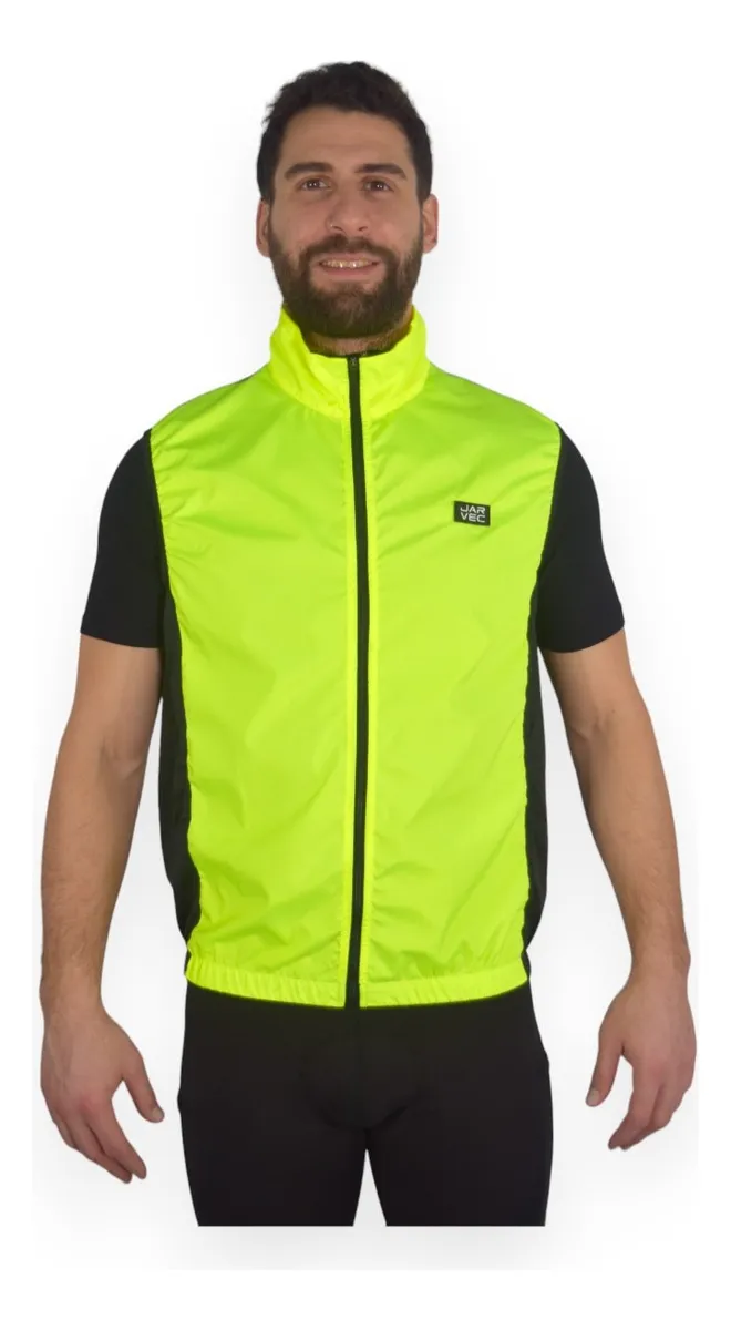 Chaleco Ciclista/deportistas Jar Vec Gravel Plus Amarillo