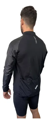 Campera Jar Vec Ciclista Merckx Negra Invierno Unisex