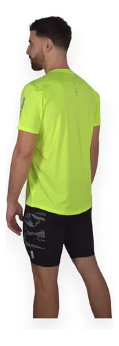Remera Unisex Jar Vec Runner Dimo Amarilla Fluo