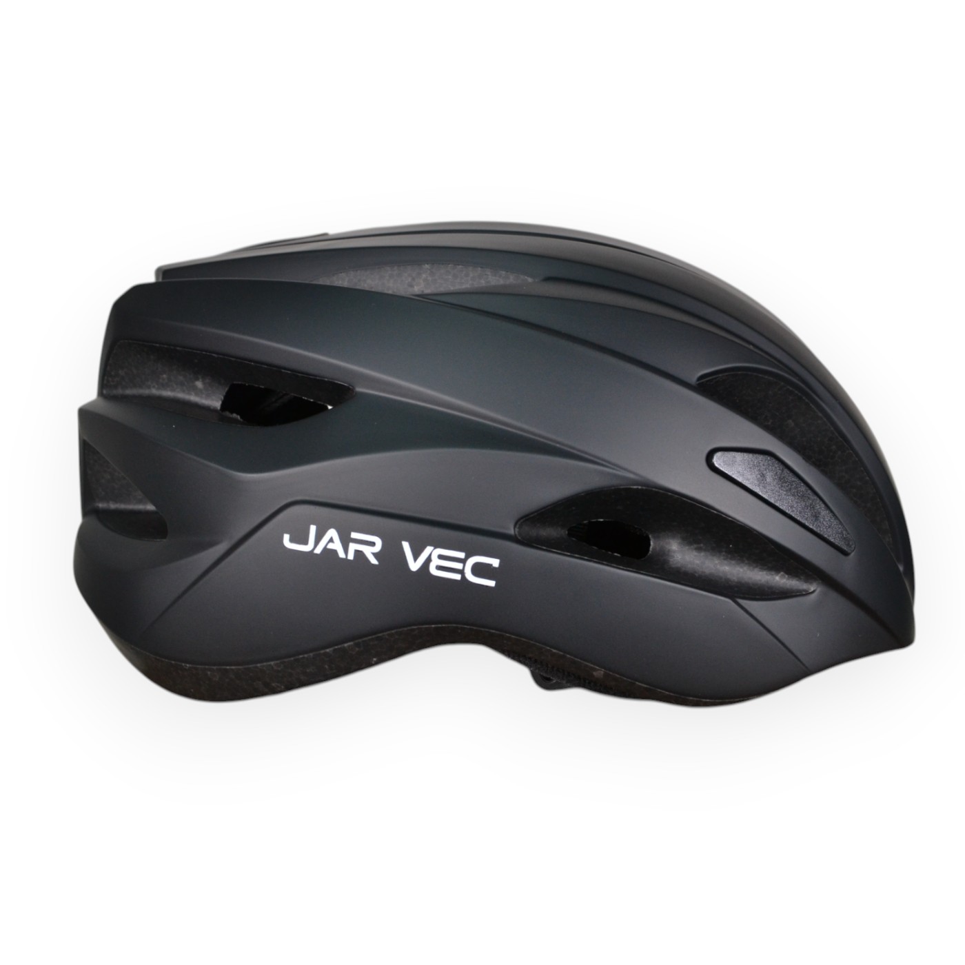 Casco Jar Vec Ganna Regulable Con Luz Trasera Negro Mate