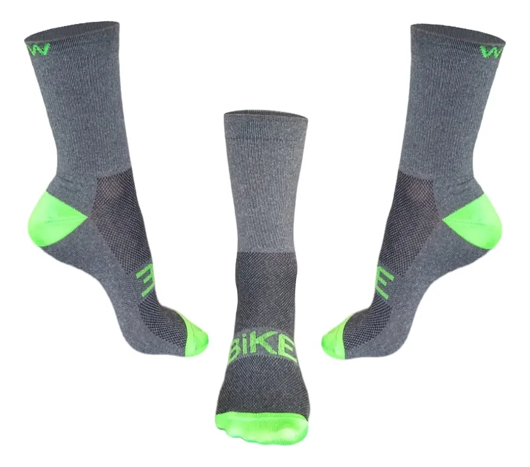 Medias de Ciclismo Wakke Sports Compresión Media Caña