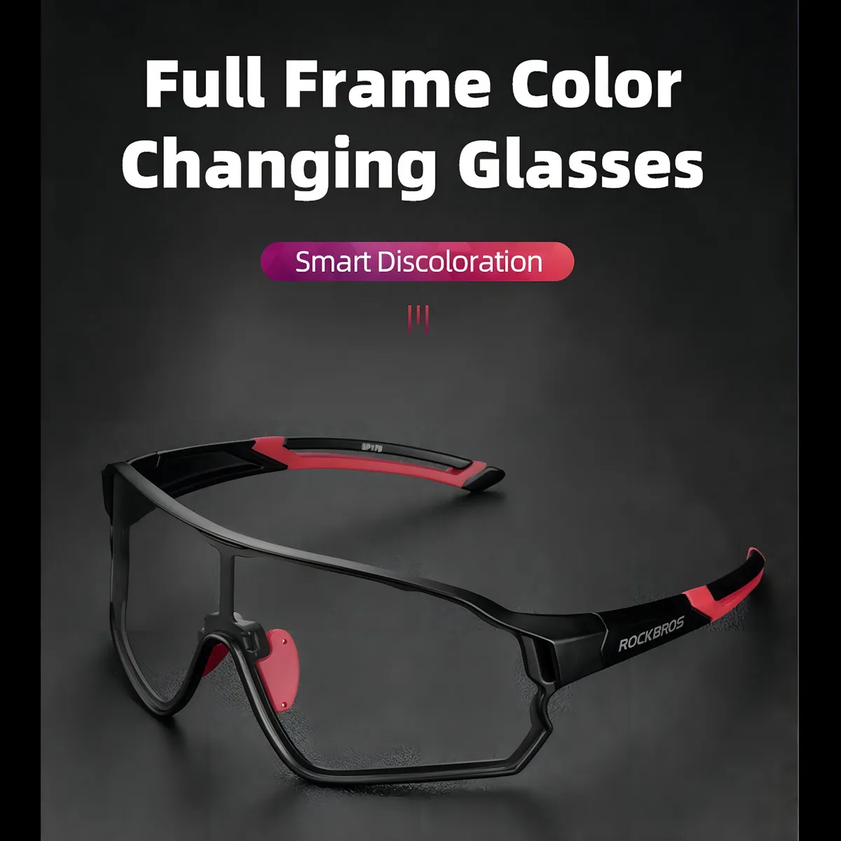Gafas de ciclismo Rockbros con lente fotocromática 10135