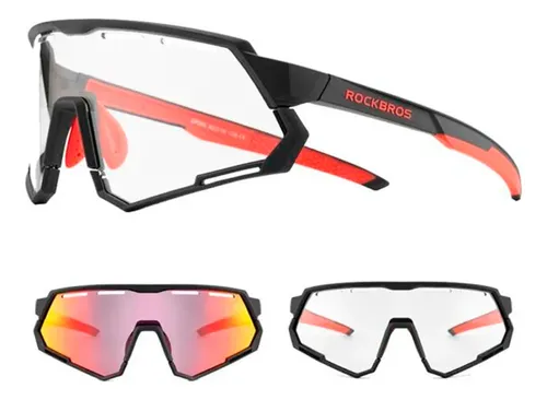 Lentes Rockbros Fotocromáticos Polarizados 2 En 1