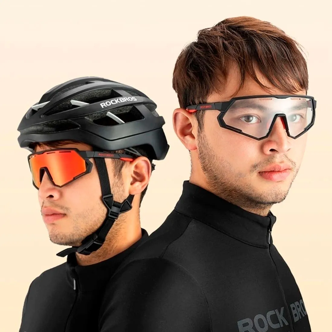 Lentes Rockbros Fotocromáticos Polarizados 2 En 1 