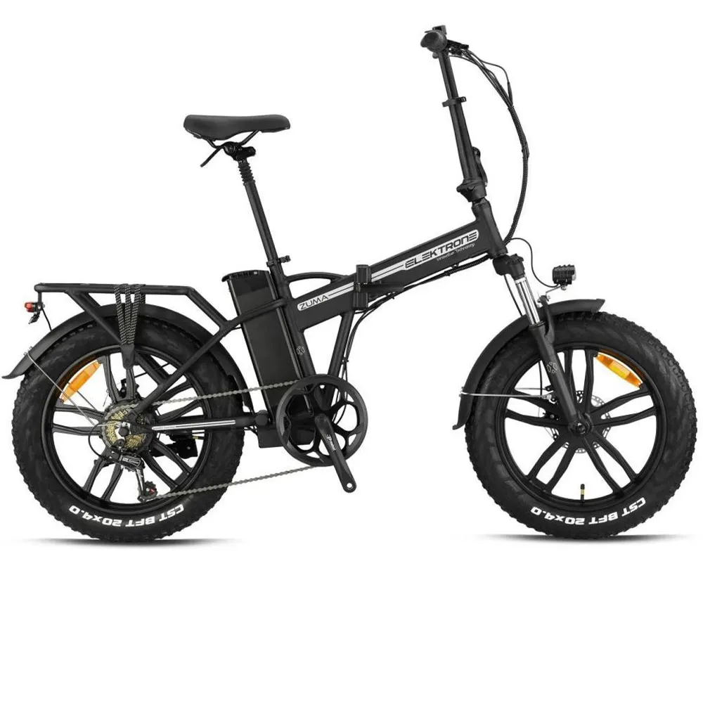 KRON ZUMA - 20" KATLANIR - 7 VİTES - M.DISC - ELEKTRİKLİ - MAT SİYAH/GRİ
