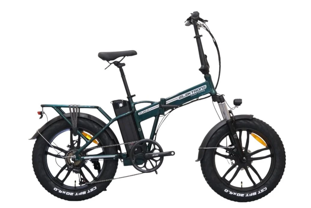 KRON ZUMA - 20" KATLANIR - 7 VİTES - M.DISC - ELEKTRİKLİ - YEŞİL/GRİ