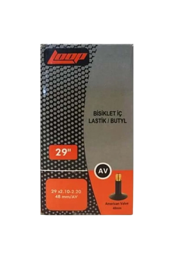 Loop 29x1.75–2.10 AV48 Kalın Sibop İç Lastik