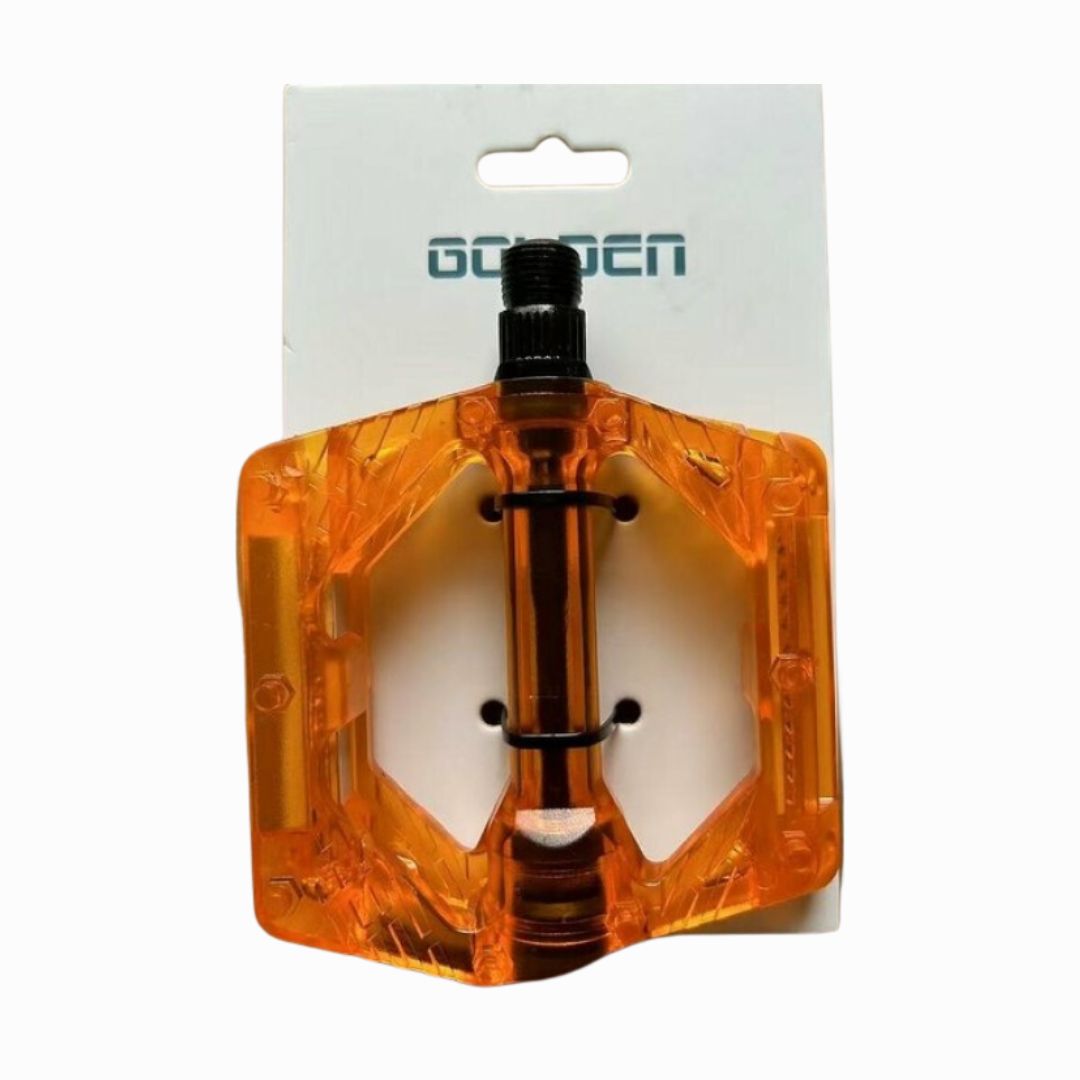 GOLDEN - Platform MTB Pedal Şeffaf Turuncu
