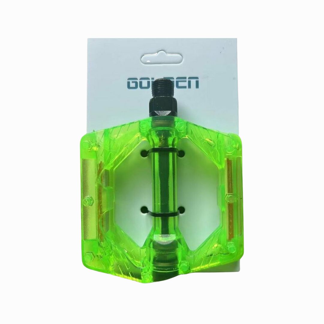 GOLDEN - Platform MTB Pedal Şeffaf Yeşil