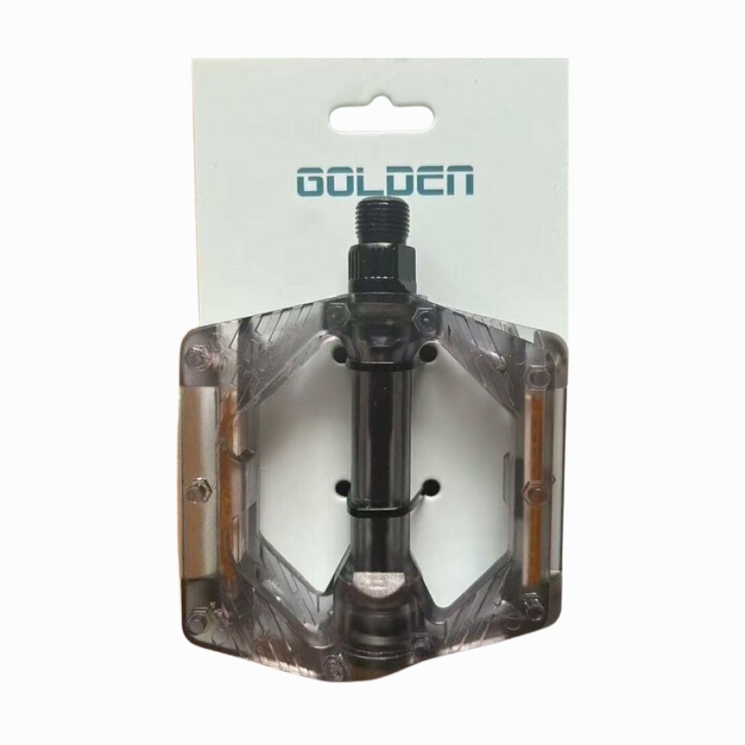 GOLDEN - Platform MTB Pedal Şeffaf Siyah