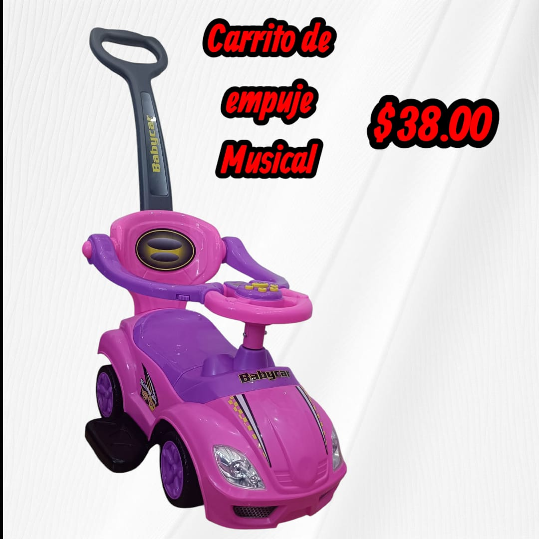 Carrito de empuje musical