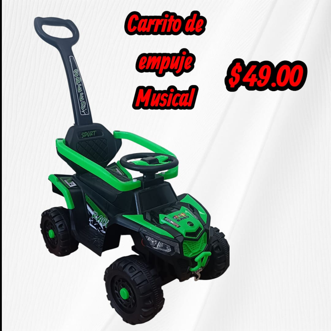 Carrito de empuje musical