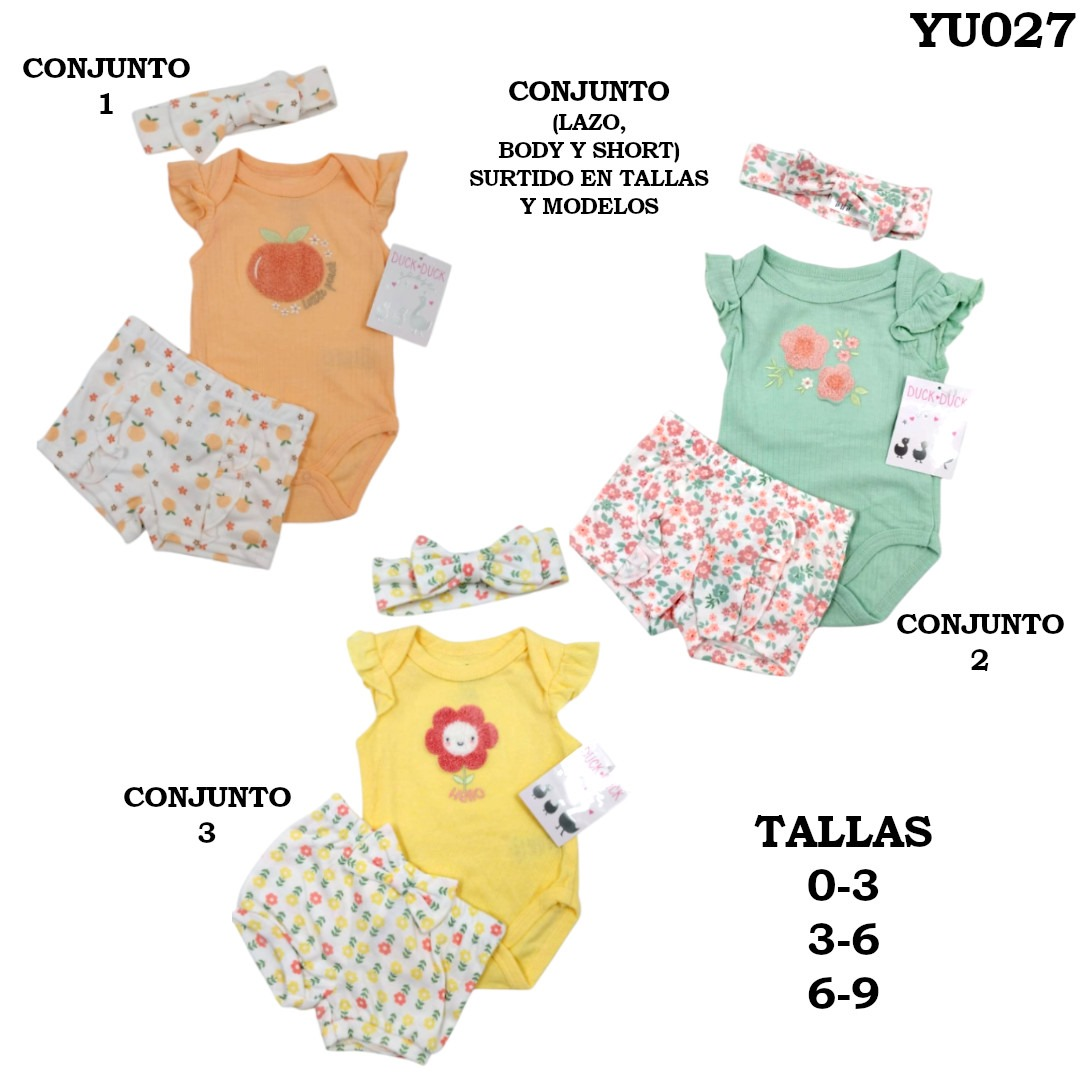Conjuntos de bebé YU027