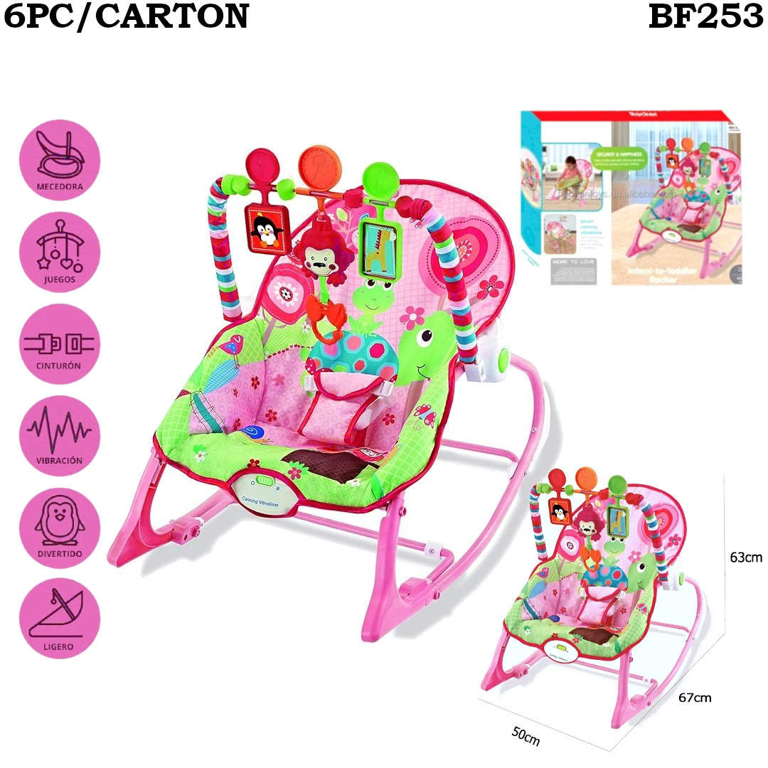 Silla mecedora infantil vibratoria