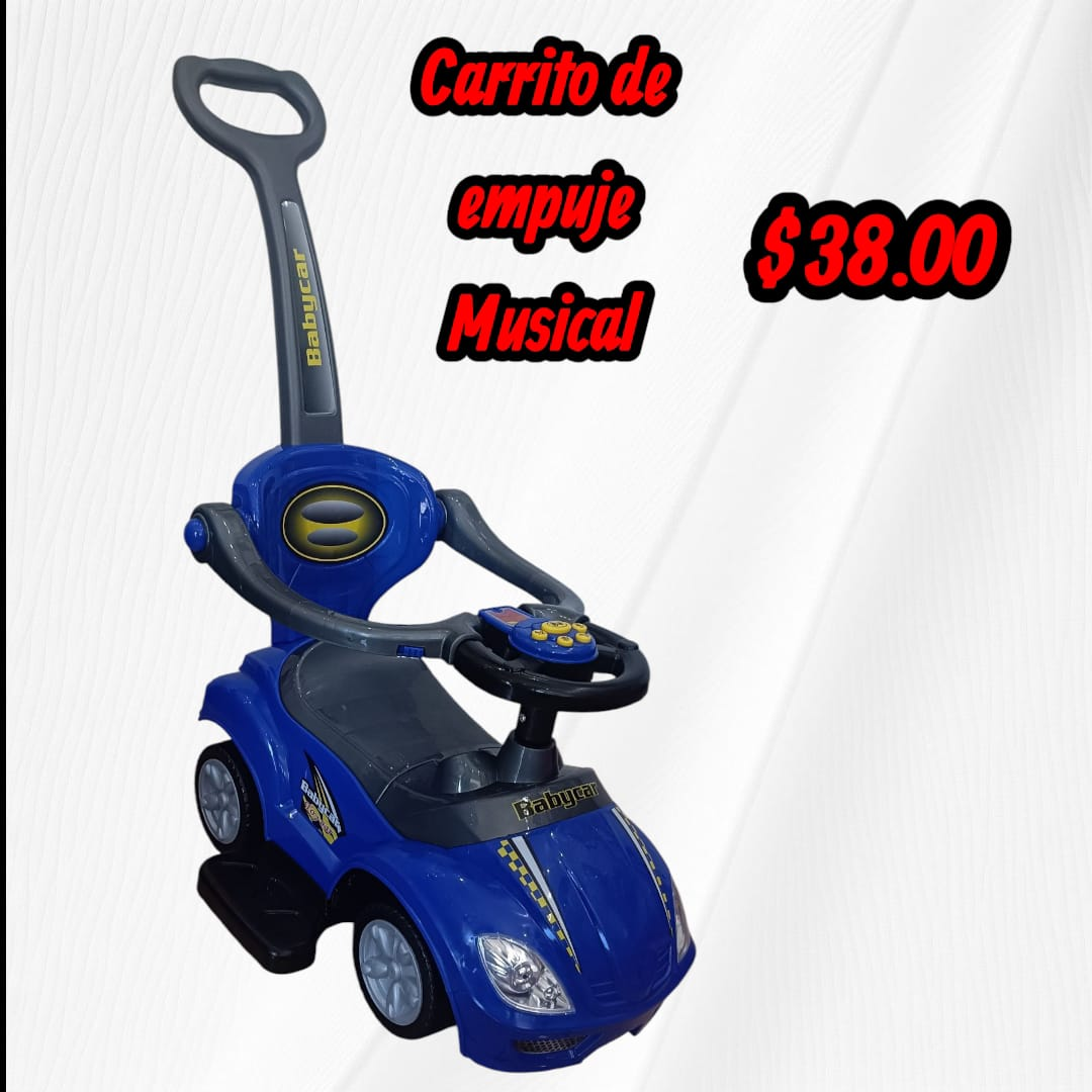 Carrito de empuje musical