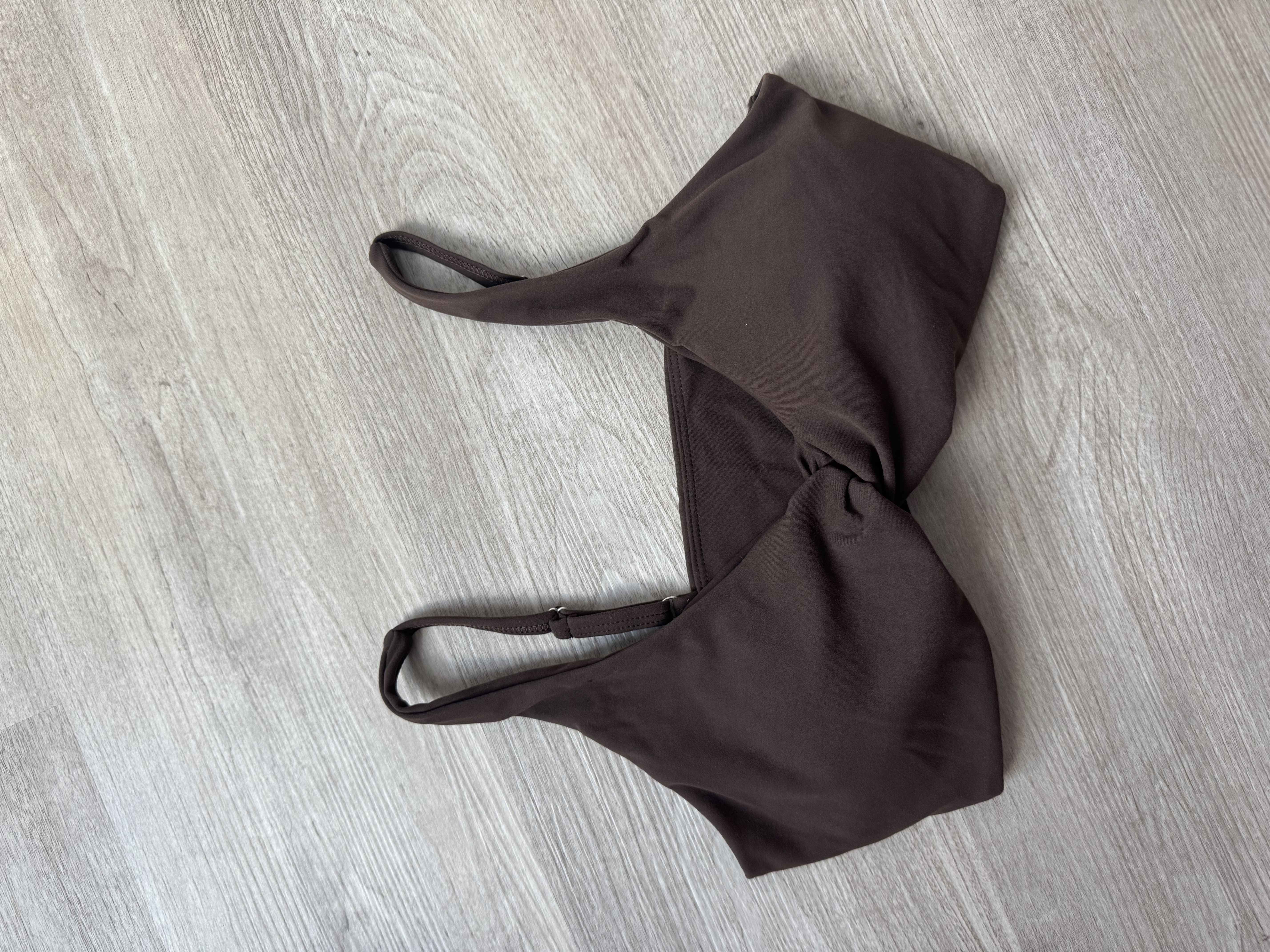Brown Twist Bra