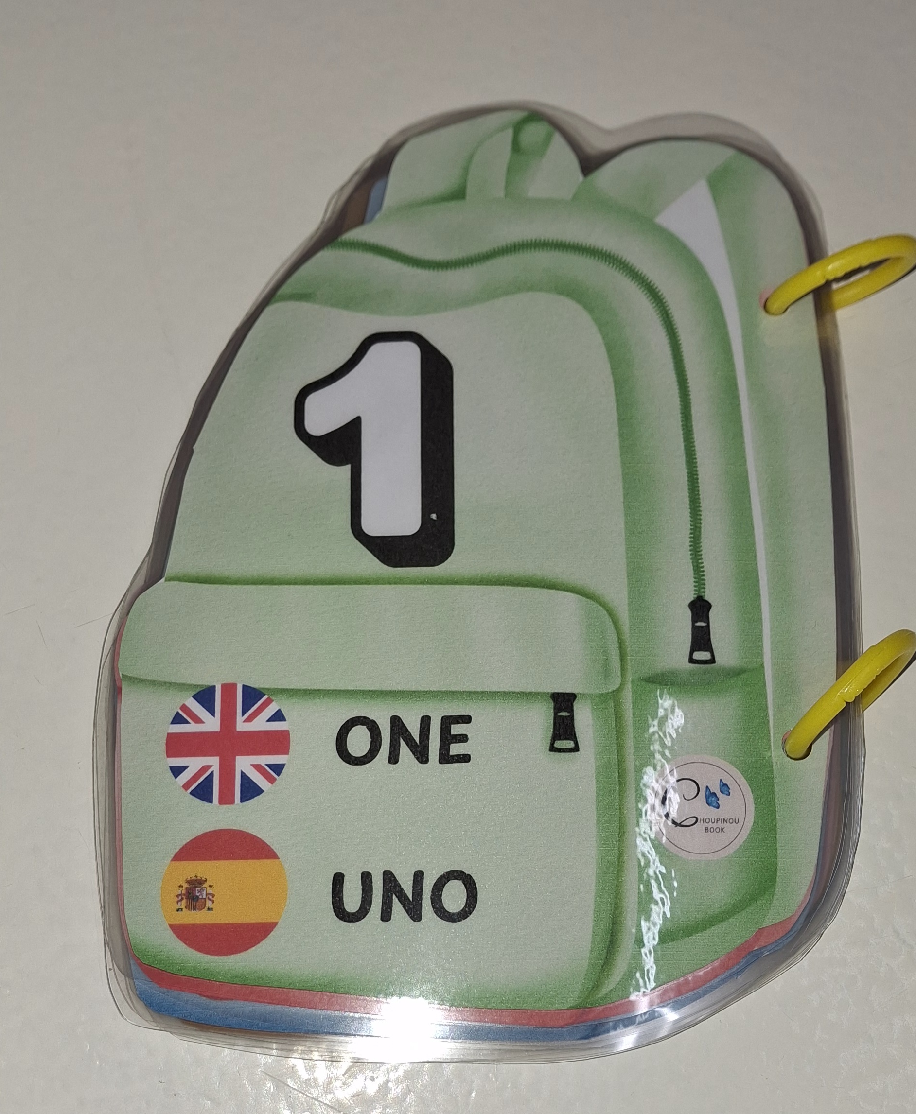 Cartes cartables des chiffres Anglais/Espagnol