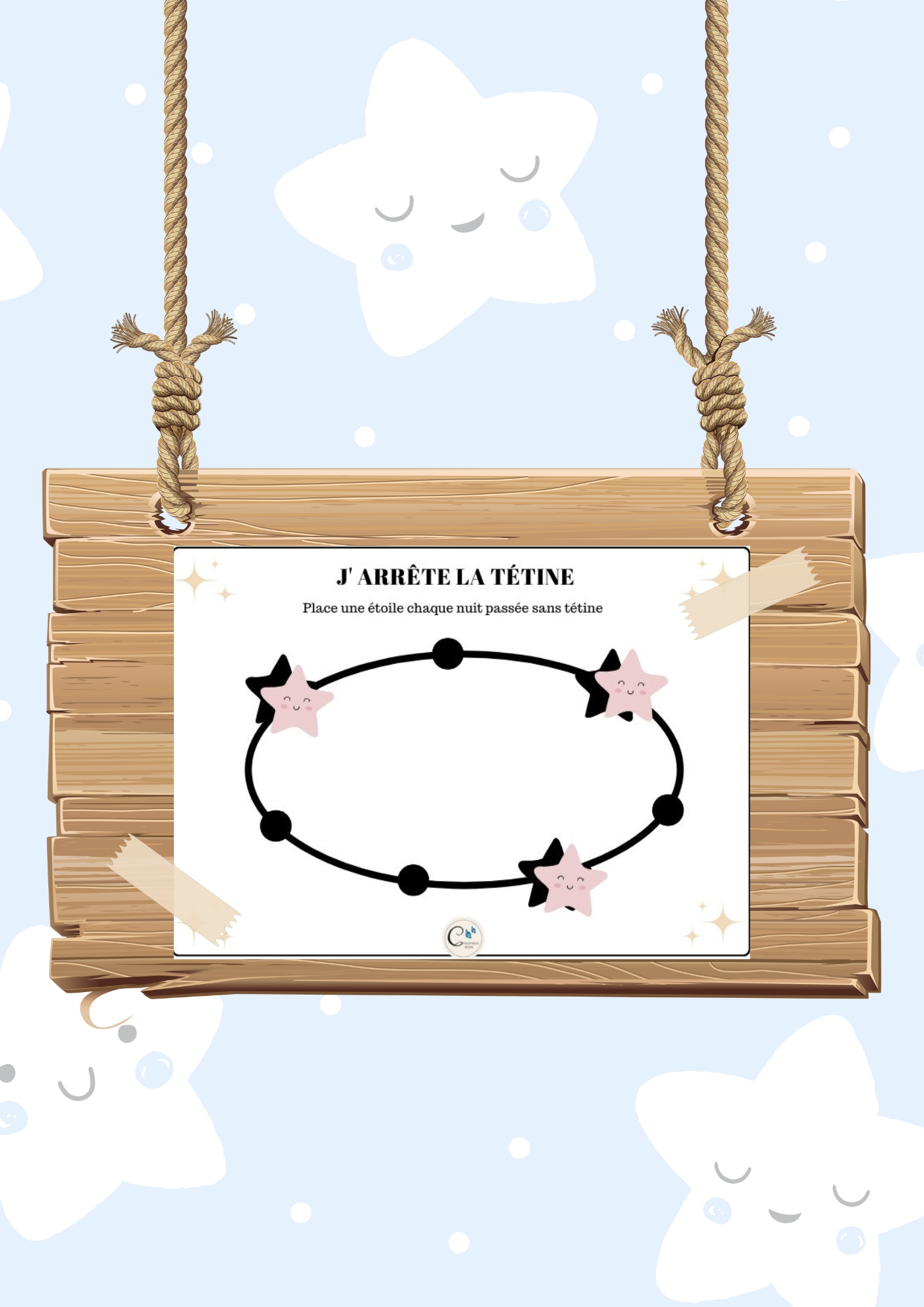 Support : j'arrête là tétine 