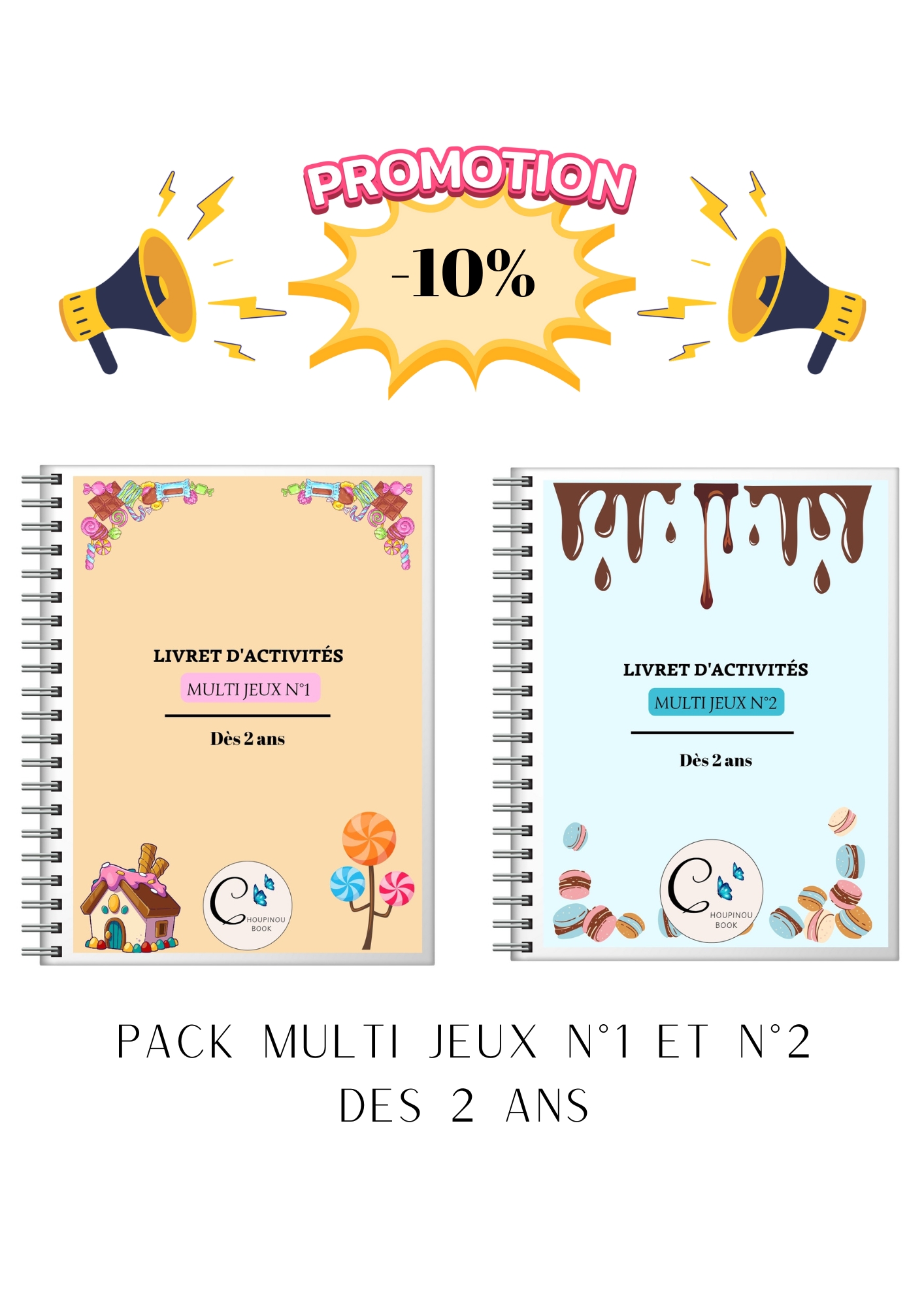 Pack Multi jeux dès 2 ans