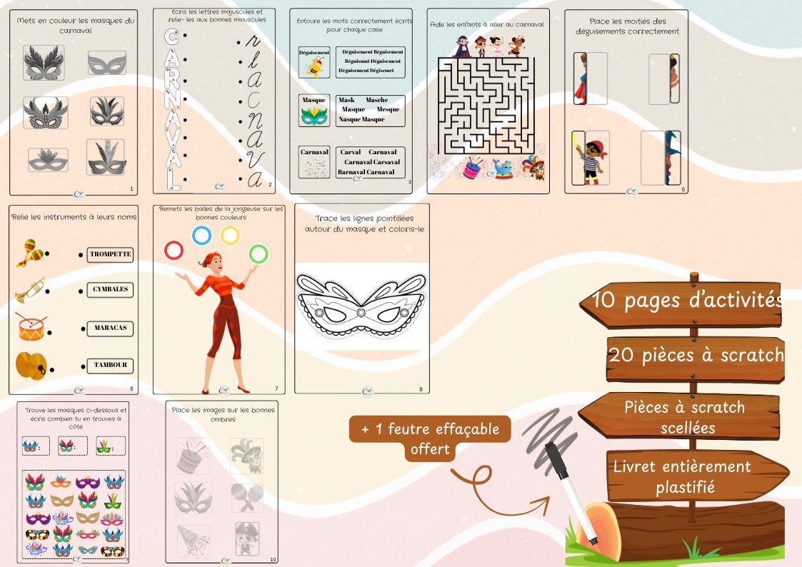 Carnaval de 3 à 5 ans