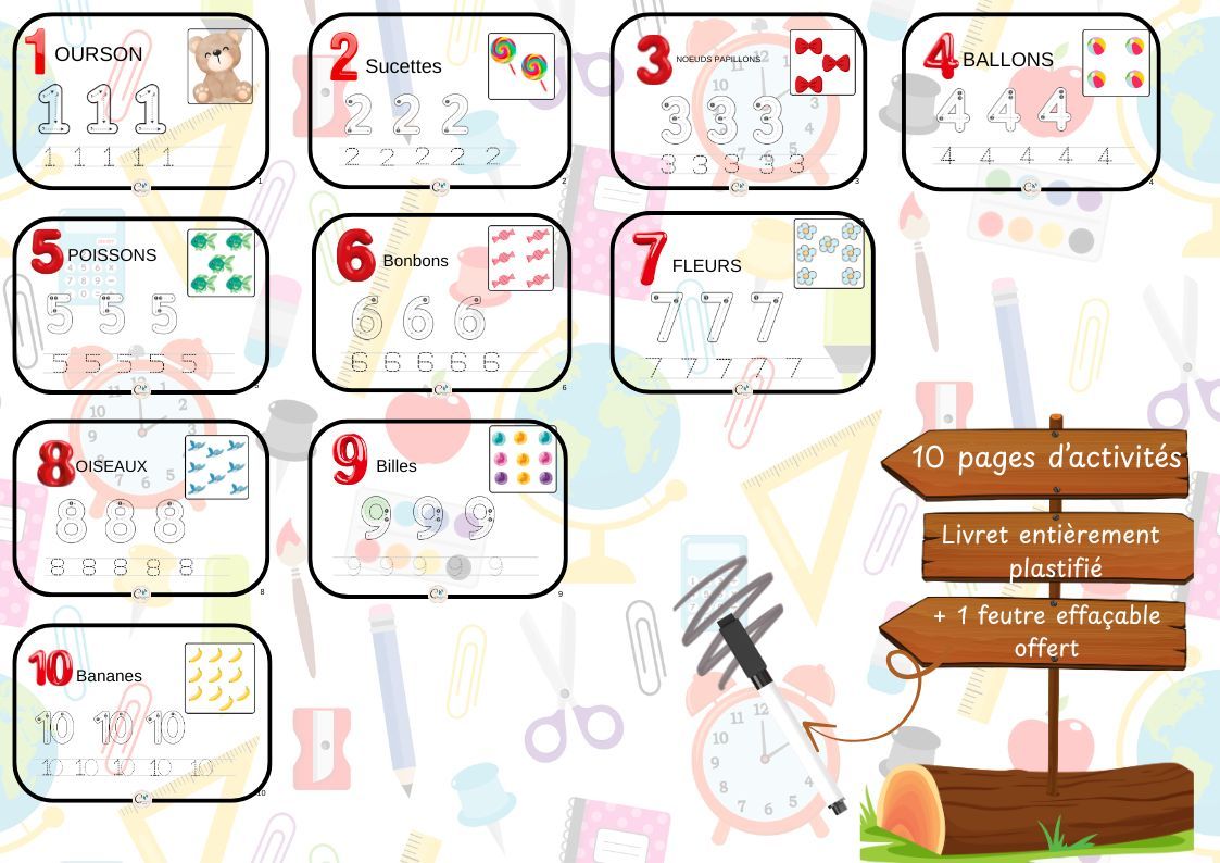 J'apprends les chiffres 