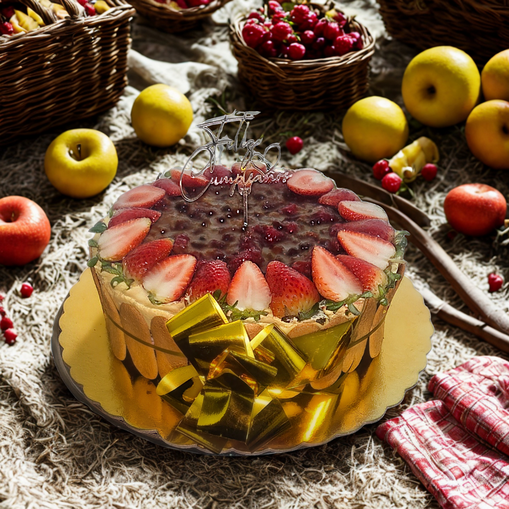 Torta de cumpleaños de frutas