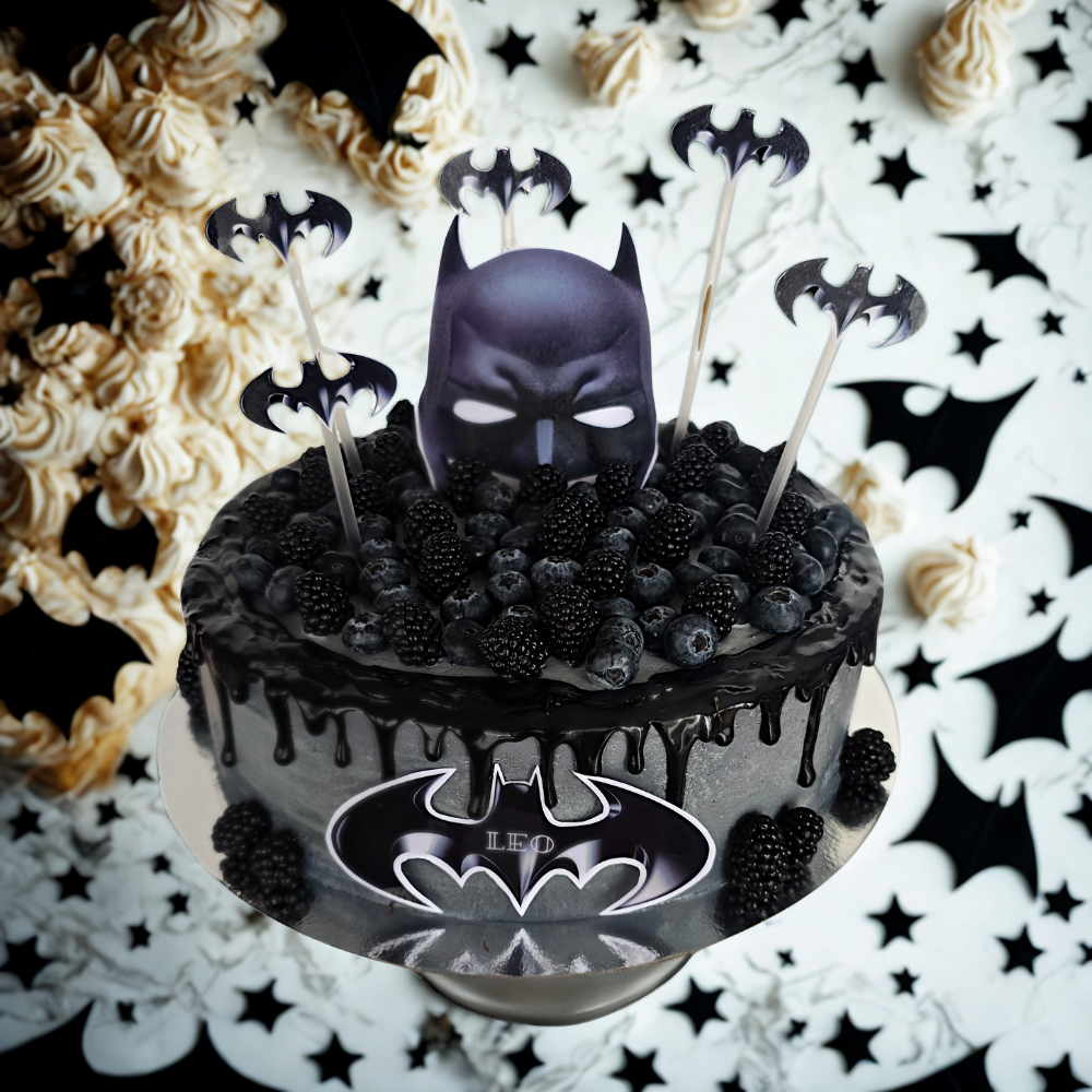 Batman themed cake