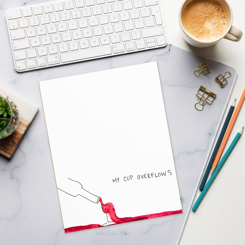 my cup overflows wine cup