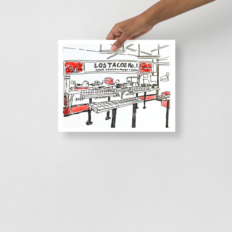 los tacos no1 (NYC) print