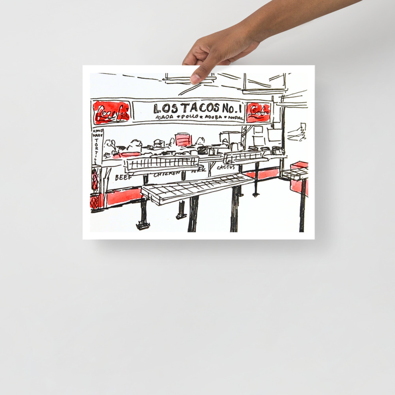 los tacos no1 (NYC) print
