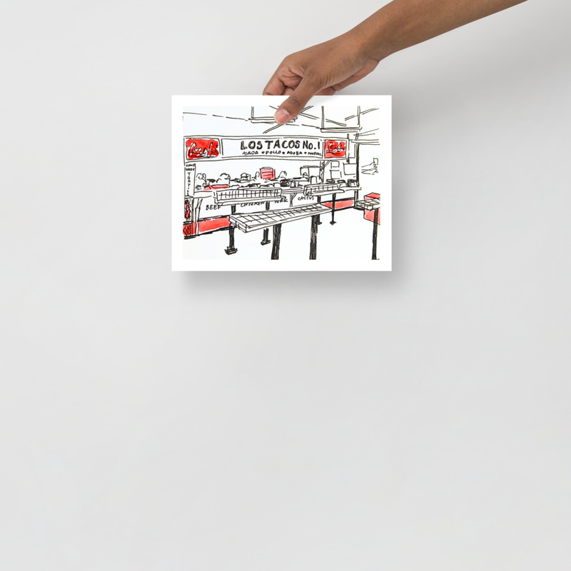 los tacos no1 (NYC) print