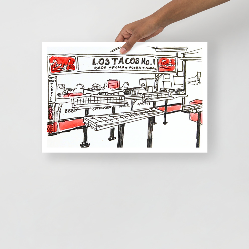 los tacos no1 (NYC) print