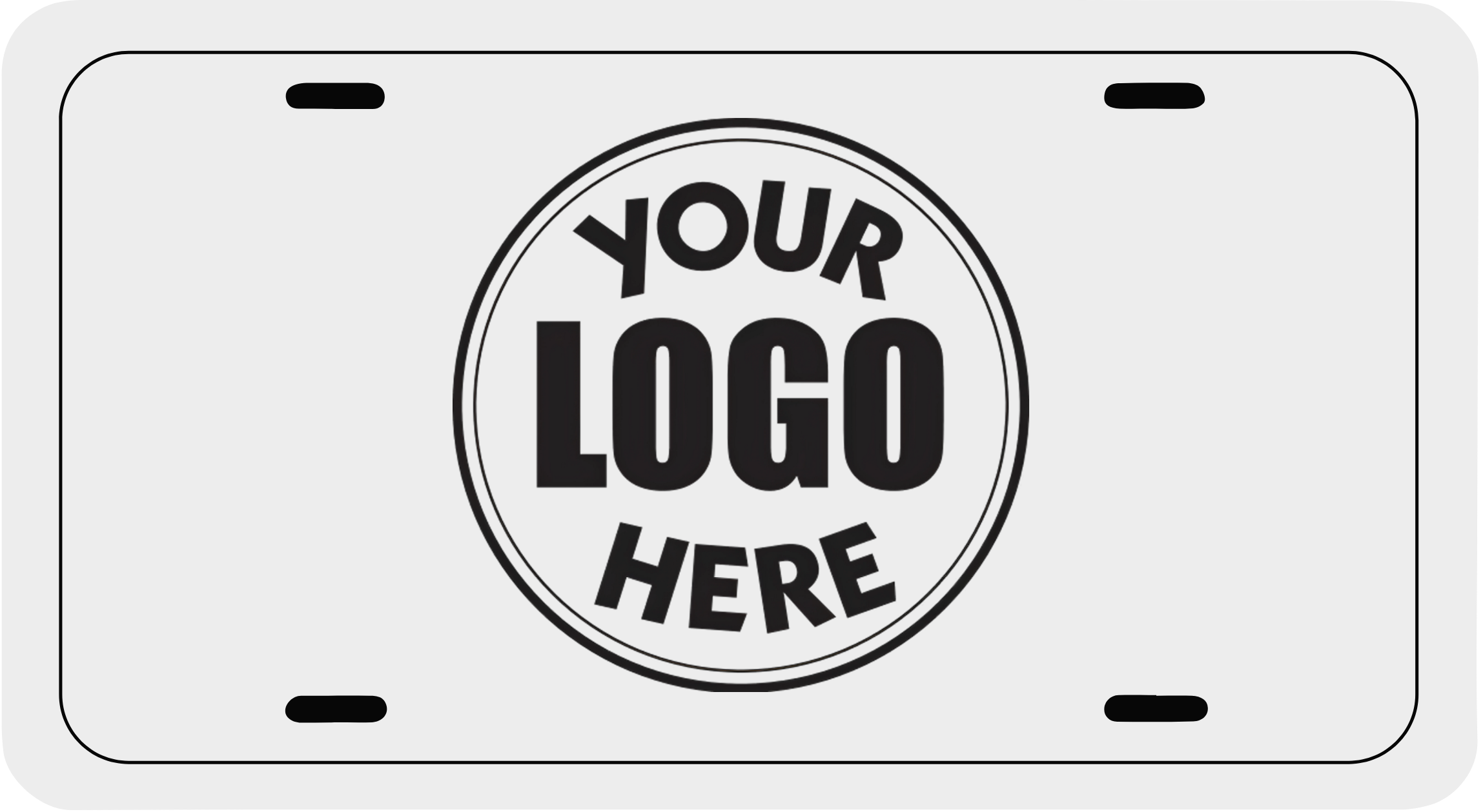 Fully Custom Metal License Plate