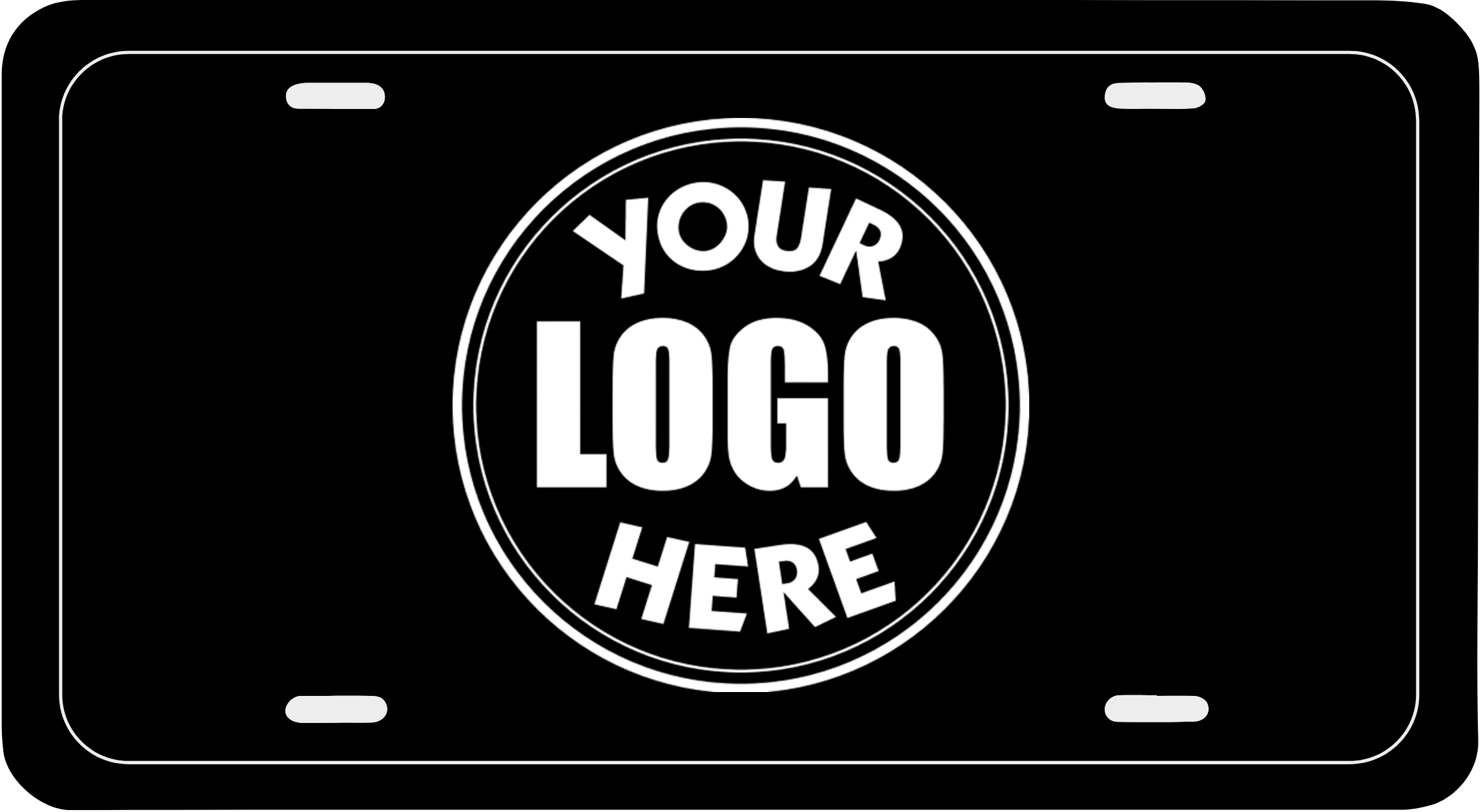 Fully Custom Metal License Plate