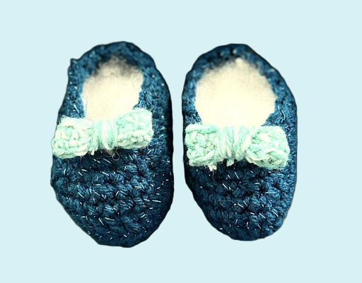 sparkle 0-3 month booties