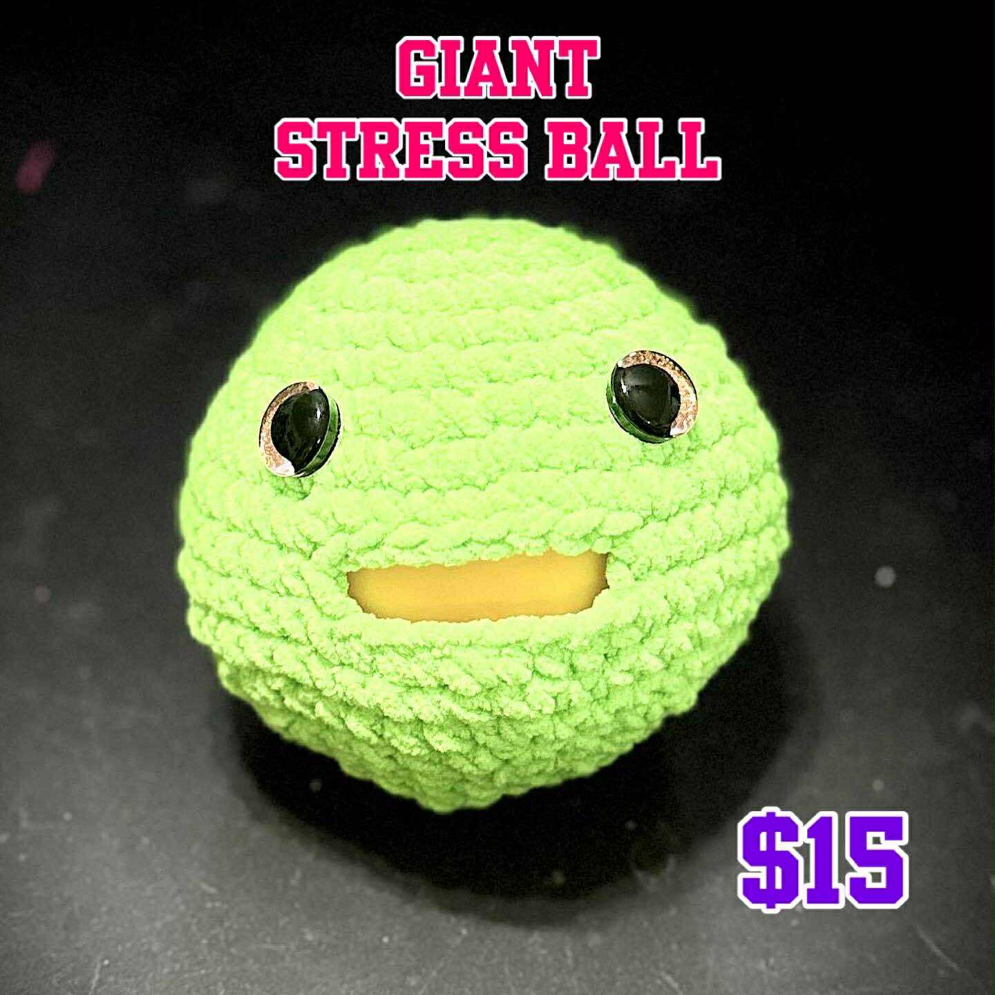 Giant color changing squish ball