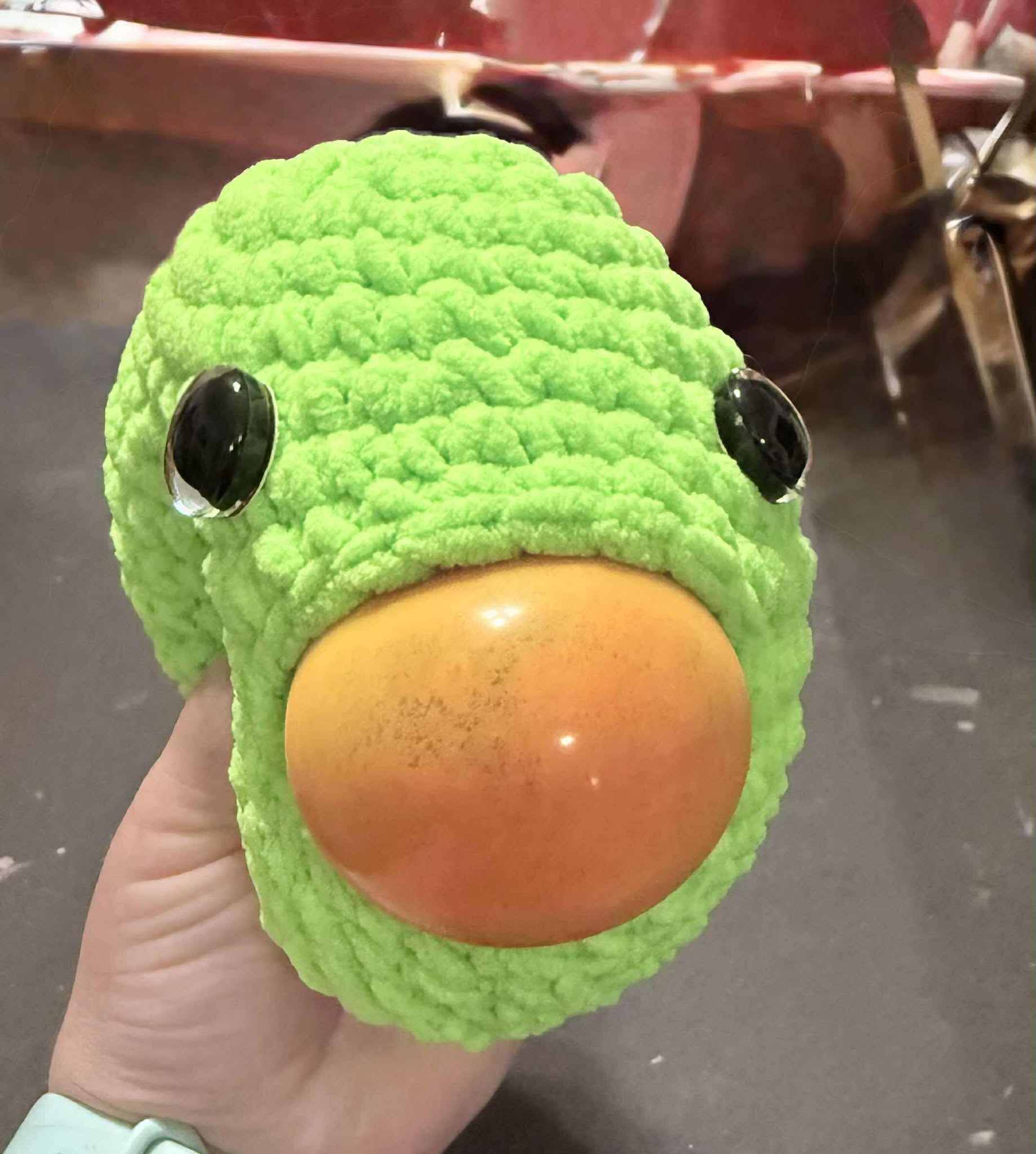 Giant color changing squish ball