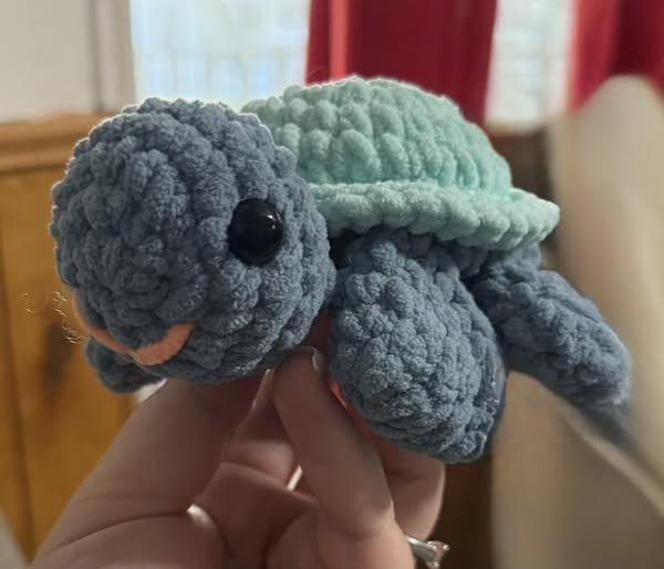 Handmade Crochet Turtle Plush