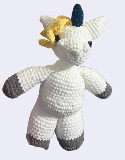 Handmade Crochet Unicorn Plush