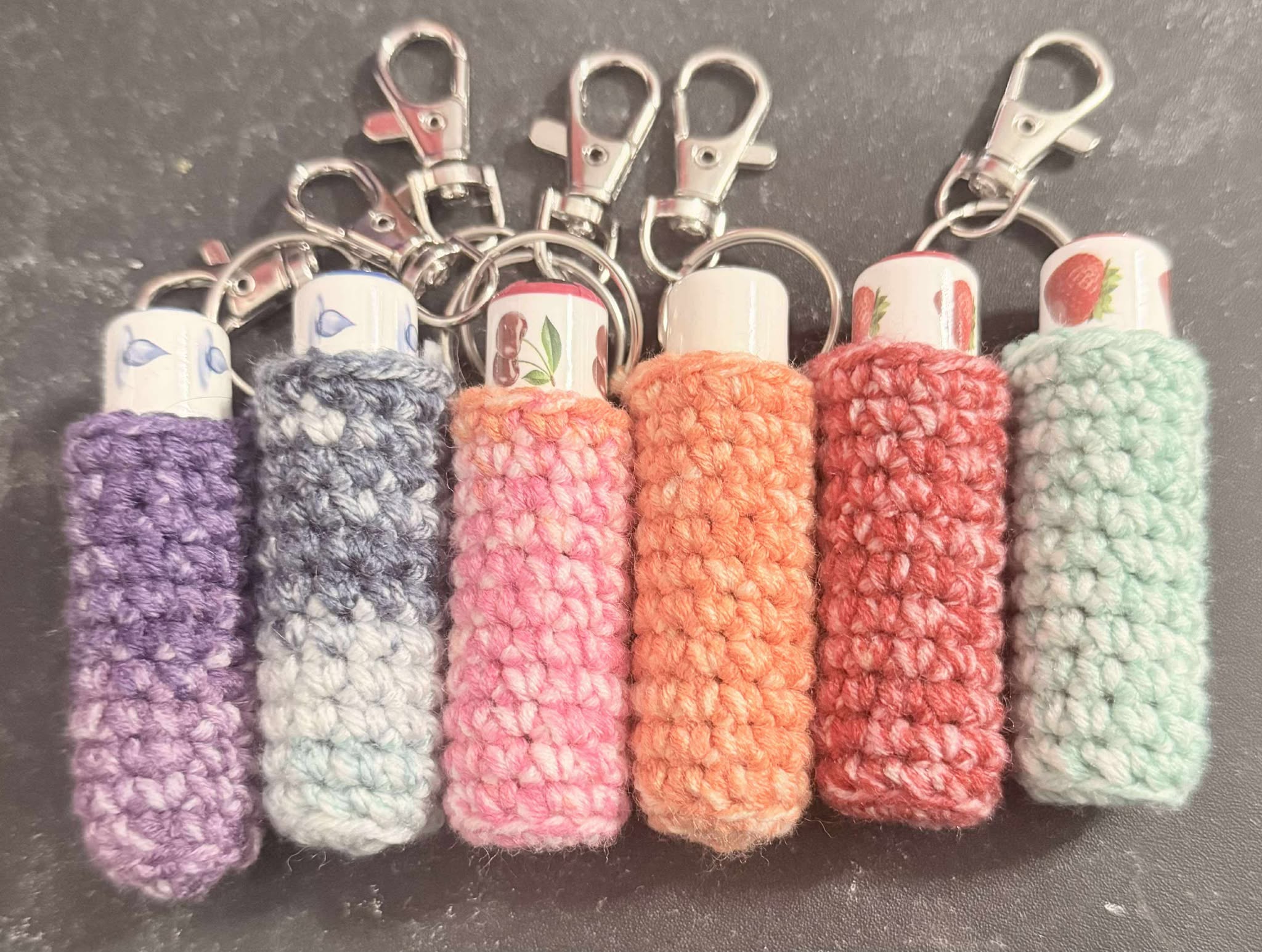 chapstick keychains