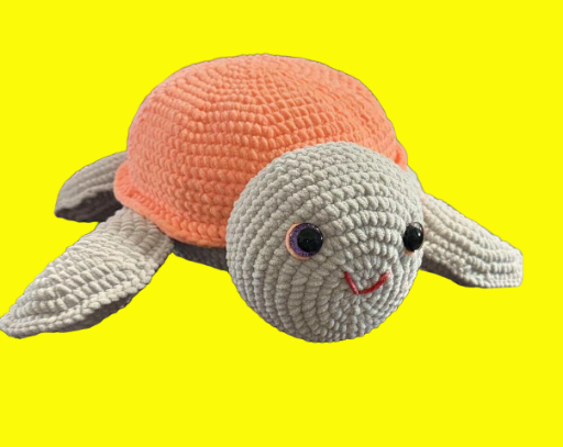 Handmade Crochet Giant Turtle Plush