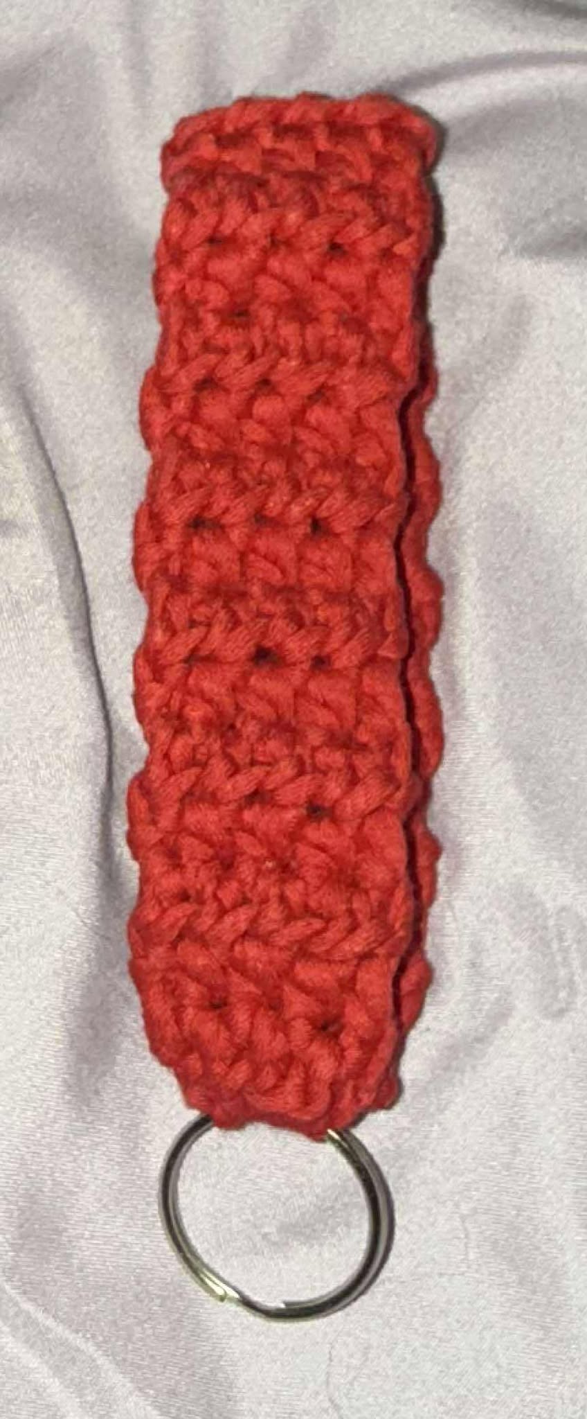Handmade Pink crochet Keychain