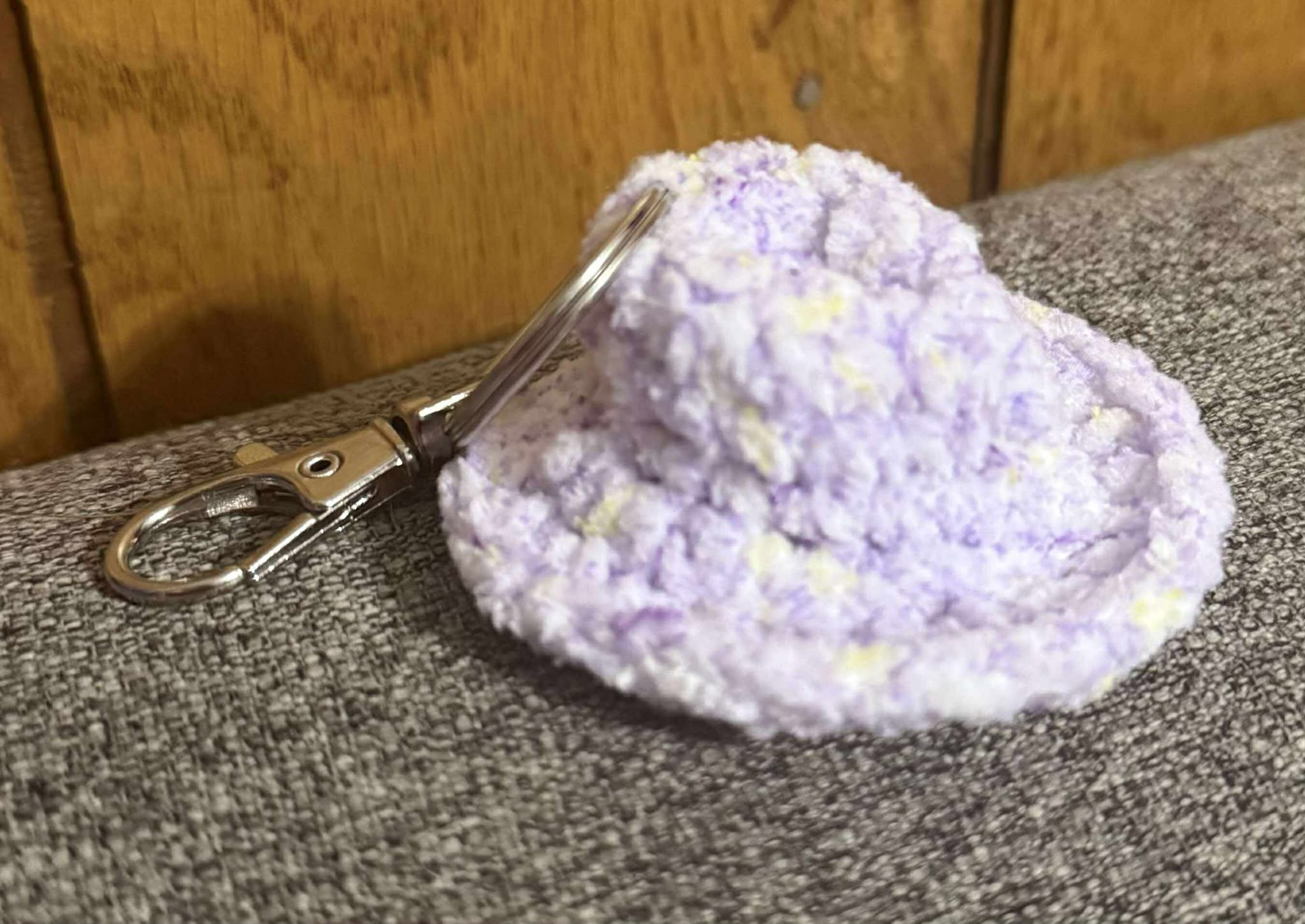 Crochet cowboy/cowgirl Hat Keychain