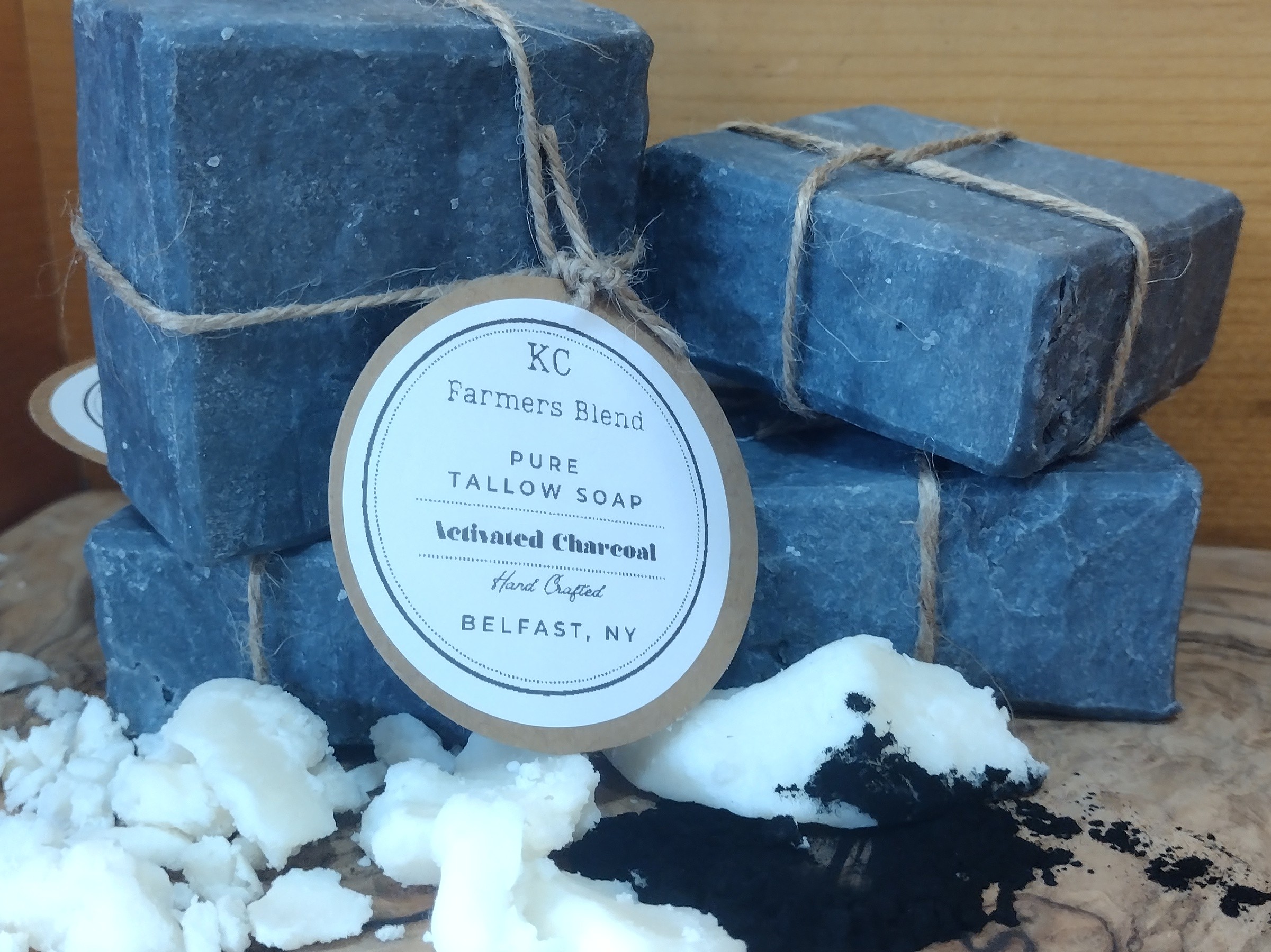 Tallow & activated charcoal Soap