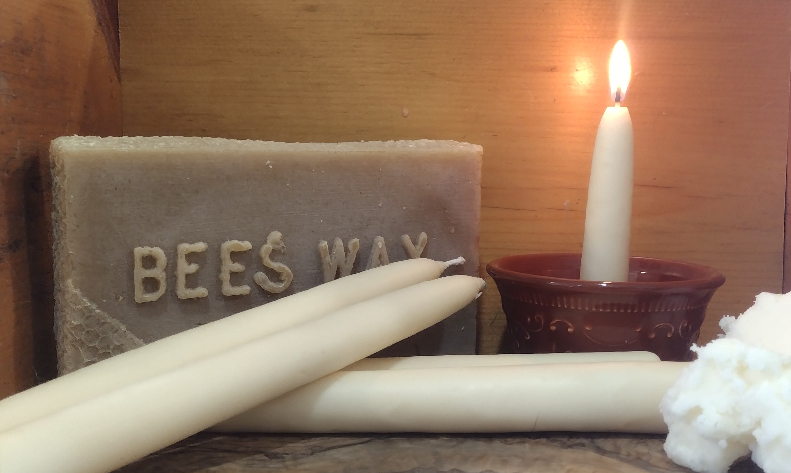  Hand dipped Tallow & Beeswax Candles 