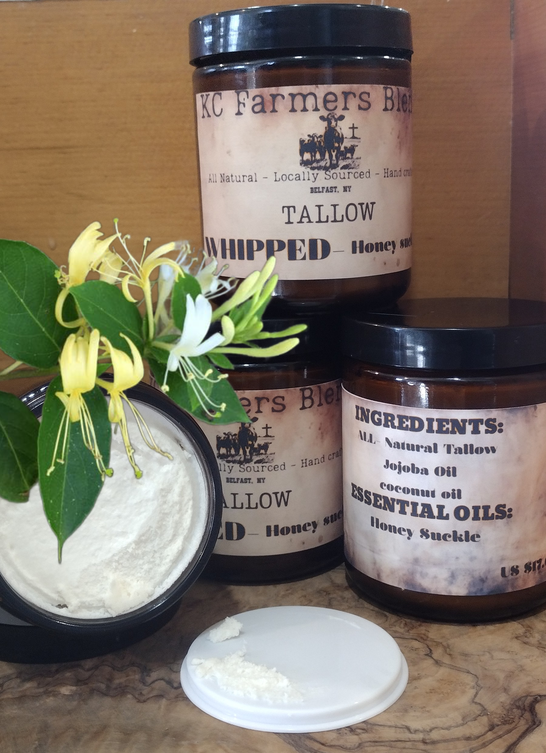 Whipped Tallow- Honey Suckle