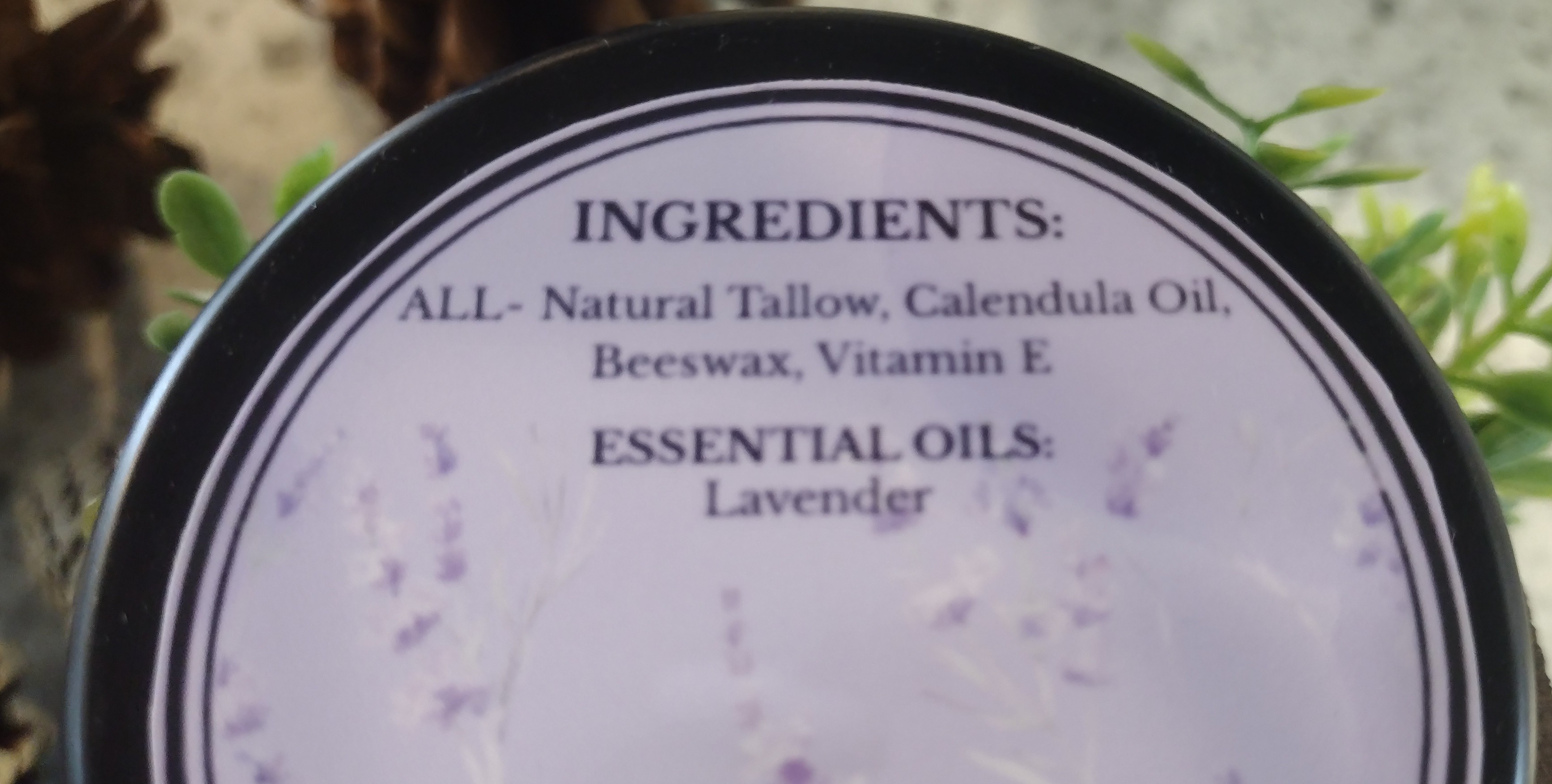  Lavender & Calendula Tallow Balm