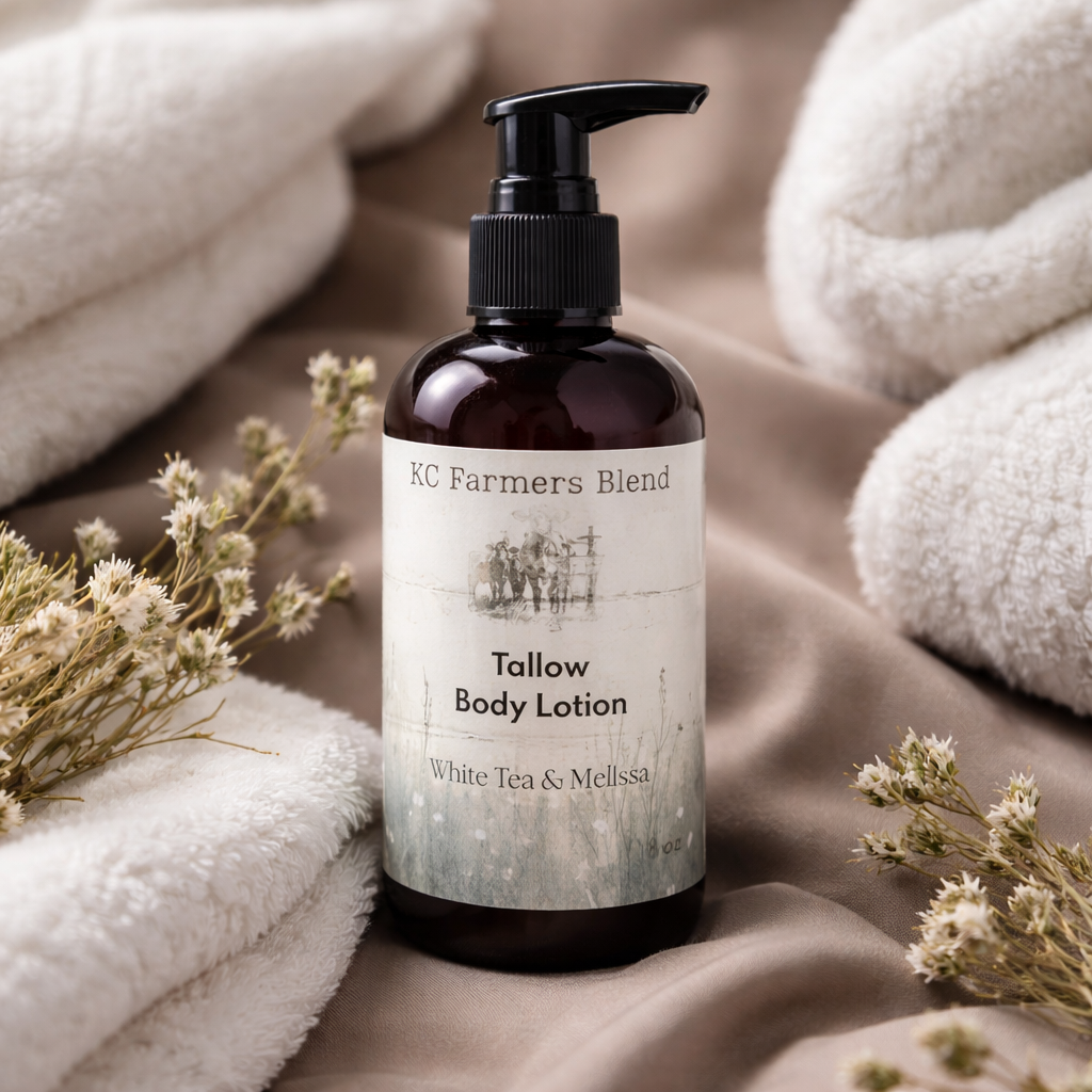 White Tea & Melissa Tallow Body Lotion